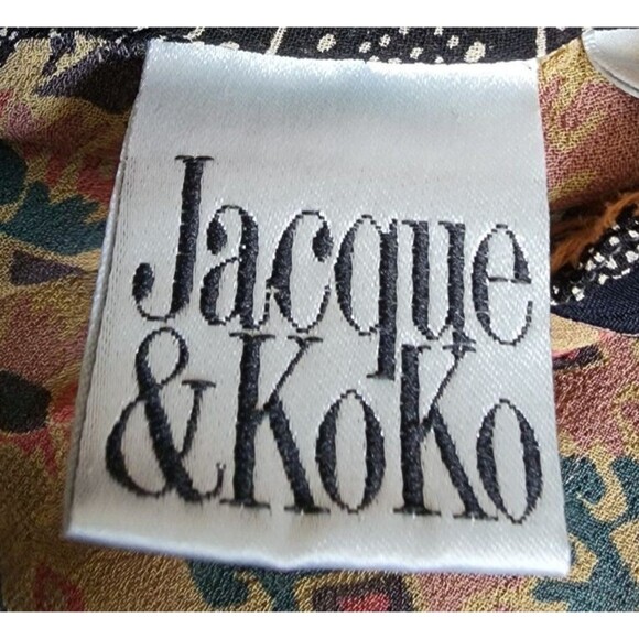 Jacque & Koko Blouse Size 14/16 Boho Hippie Oversized - Picture 7 of 9